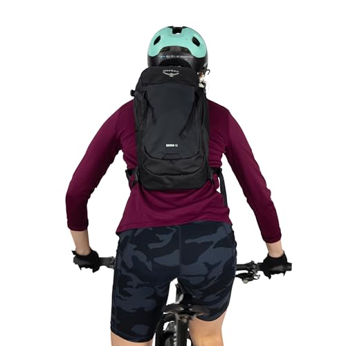 Osprey Berm Biking Backpack with Hydraulics Reservoir - Lightweight Hydration Backpack for Men and Women - color: Botswana Purple Dust Print, style: 12l