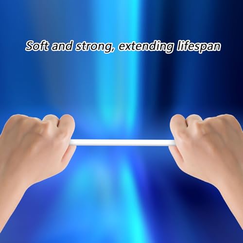 Type C Splitter Charging Cable for Solar Security Camera Power Cord 5V/0.5A/1A/2A Power Supply 480Mbps Data Transfer - color: White
