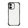 CASETiFY for iPhone 16 Case - Ultra Impact Compatible with MagSafe | Strong Slim | 11.5 ft. 5X Militray Grade Drop Protection | Topography Map | Black - color: Topography Map, size: Iphone 16 (6.1")