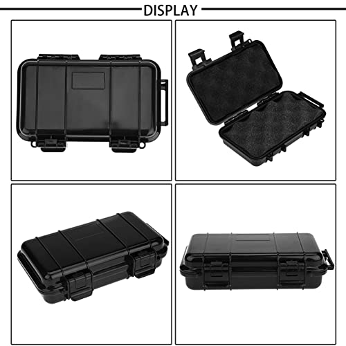 Dry Storage Box, 3 Types Survival Box Container Outdoor Shockproof Case Portable Storage Container for Camping Hiking Outdoor Activities - size: Exterior size of A: 170*110*48mm