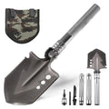 Camping Shovel,（30.4"） Multifunctional Folding Survival Shovel with Manganese Steel Material,Portable Folding Survival Tool for Camping,Hiking,Off-Road & Emergency