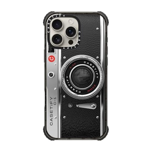 CASETiFY for iPhone 16 Pro Max Case - Ultra Impact Compatible with MagSafe | Strong Slim | 11.5 ft. 5X Militray Grade Drop Protection | Camera Case - Classic | Black - color: Camera Case - Classic, size: Iphone 16 Pro Max (6.9")
