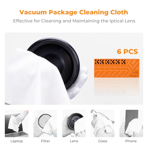 K&F CONCEPT 32-in-1 Pro Camera Cleaning Kit for Professional Photographers | Replaceable Lens Pen, Safe For Devices, Fast Dry Wipes Remove Oil And Streaks, Portable, Multi Tools, Storage Bag, MK05