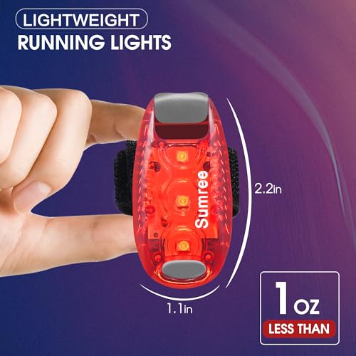 LED Safety Lights(4 Pack).Clip On Strobe&Running Lights.High Visibility Accessories Gear for Your Reflective,Bicycle etc.for Runners, Bike, Walking,Dog Collar, Stroller - color: Red&Green