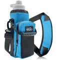 Arca Gear 40 oz Hydro Carrier - Insulated Water Bottle Sling w/Carry Handle, Shoulder Strap, Wallet and Two Pouches - The Perfect Flask Accessory - Lagoon Blue - color: Lagoon Blue