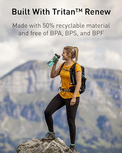CamelBak Chute Mag Water Bottle with Magnetic Leak‑Resistant Cap, Lightweight Tritan Design for Everyday Hydration - color: Olive, size: 25 Ounces
