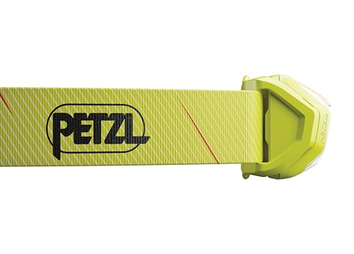 Petzl Tikka Headlamp - Yellow | Compact, 350 Lumen Light with Red Lighting, for Hiking, Climbing, Running, & Camping - color: Yellow, style: 350 Lumens