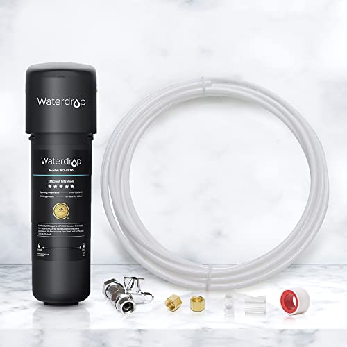 Waterdrop KITA 1/4" Water Line Connection Kit for Waterdrop 10/15/17UA Series Under Sink Water Filter, Connect Under Sink Water Filtration System to Refrigerator & Ice Maker (Designed for DIY)
