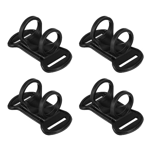 Generic HeadLamp Flashlight Holder, 4 Pcs Silicone Soft High Elastic Hands-Free Head Lamp Stand Replacement for Flashlight Outside Camping Riding, Black