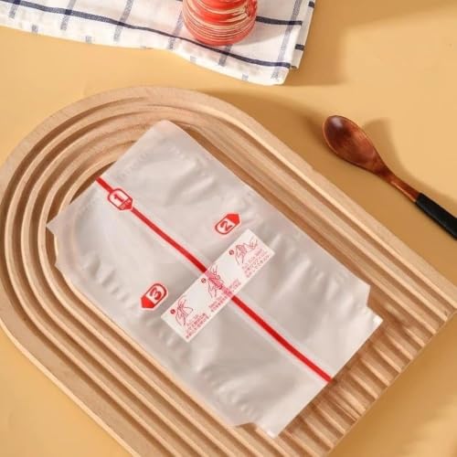 50-Pack Double-Layer Leak-Proof Microwave-Safe Food Storage Bags for Sushi, Rice Balls, Lunch Boxes, Picnics, and Japanese-Style Seaweed—Ideal for Outdoor Camping