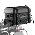 Rhinowalk 36L Motorcycle Tail Bag Hard Shell Top Case Lightweight Waterproof Rear Trunk with MOLLE System & Quick-Release Mounting – Touring Adventure Case - style: Hard Shell Bag Mft2305 Only.
