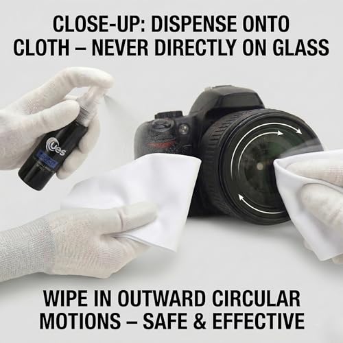 UES 21-in-1 Professional Full Frame Camera Cleaning Kit with a Travel Case | Lens & Sensor Cleaner, Air Blower, Lens Cleaning Pen, Microfiber Lens & Screen Cloth & Tissue, 10 Full Frame 24mm Swabs - size: Full-Frame Cleaning Kit