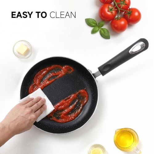 Nonstick Saucepan Set - 3-Pieces Pot Set 1 Quart & 2 Quart & 3 Quart,Ultra Non Stick Sauce Pan Small Pot with Glass Lid,Great for Home Kitchen Restaurant,Black - size: 1+2+3 sets
