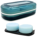 HAYSNA Solid Shampoo Bar Holder, Large Bar Soap Holder, Travel Soap Container, Soap Box with Draining Layer, Soap Case for Bathroom, Traveling, Gym, Camping (Blue Style-1-Large) - color: Blue Style-1-large