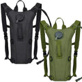 Running Hydration Vest Pack Tactical 3L Water Bladder Backpack Bag for Cycling Marathon Hiking Daypack Men & Women - color: Black & Green