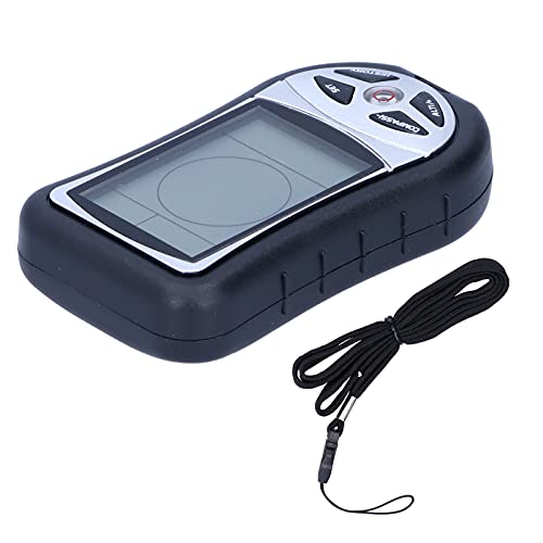 AYNEFY Digital Altimeter Barometer Thermometer with Electronic Compass & Weather Forecast – Handheld Outdoor Meter for Hiking, Climbing, Camping, Backpacking (Blue Backlight)