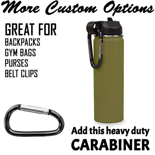 LaserGram Personalized 20oz Water Bottle, Soccer Player Man (Camo Green) - color: Camo Green, size: 20 Ounces