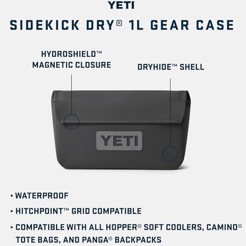 YETI Sidekick Dry 1L Gear Case, Rescue Red (Pack of 2) - color: Rescue Red, size: Sidekick 1L (Pack of 2)