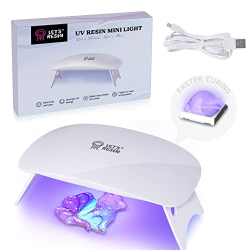 LET'S RESIN Mini UV Resin Light, Portable 84 g Curing Lamp - size: Mini