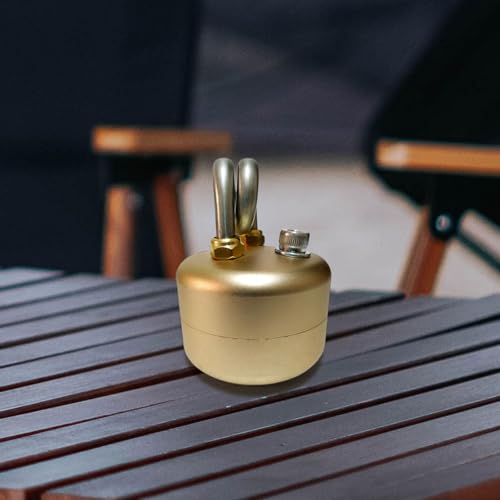 Camp Furnace Alcohol Furnace Efficient Compact Stainless Steel Alcohol Burner Spirit Burner for Trips Commercial Outdoor BBQ - color: Gold