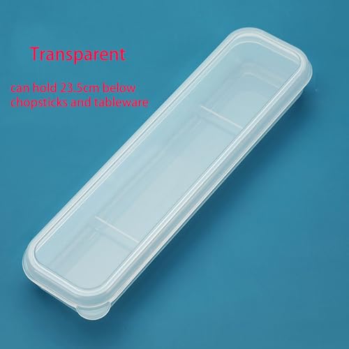 2Pcs Simple Utensil Holder with Lid, Portable Flatware Box Travel Tableware Storage Case, Simple Tableware Storage Box Case for Cutlery Kit (White、Black) - color: White、black