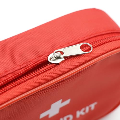 Faylapa Mini Empty First Aid Bag, 6.29x4.72 inches Travel Essentials Medical Pouch Bag for Travel, Home, Office, Vehicle, Camping, Outdoor (Bag Only) - size: Style 5