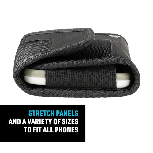 Nite Ize Clip Case Sideways Universal Rugged Holster - Belt Clip Phone Case for Easy Access - Heavy Duty & Protective - Multi-Purpose - Durable Design - Horizontal, XL - size: XL, style: Horizontal