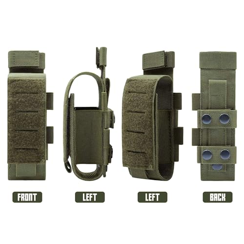 Upgrade Laser Cut 1000D Molle Torniquet Pouch, Tactical Medical Tourniquet Pouch Holster - color: Pouch Only-GREEN