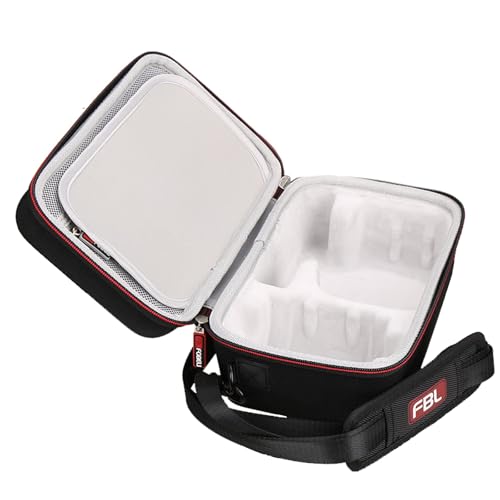 FBLFOBELI EVA Camera Case for Canon EOS Rebel T7/T8i/T5/R50/R100 | Hard EVA Shell, Shockproof & Water-Resistant, Custom Molded Interior, Detachable Shoulder Strap, Travel Storage Bag, Black - color: Black