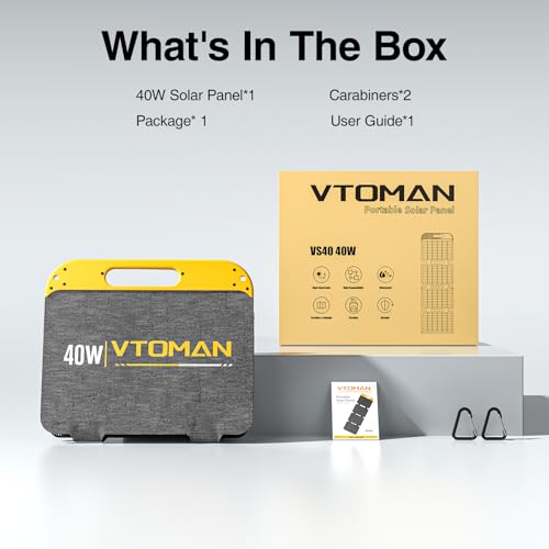 VTOMAN 40W Foldable Small Solar Panel