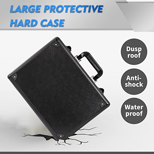 Aluminum Hard Case Hard Case with Foam 16" x12" x 6",Camera Case With Customized Fit Foam,Fit Use of Drones,Camera,Equipments - color: 16 x12x 6