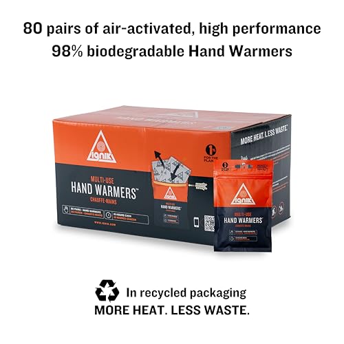 Ignik Resealable Multiple-Use Hand Warmers for 10 Hours of Heat Across 72 Hours - style: 80 Pairs