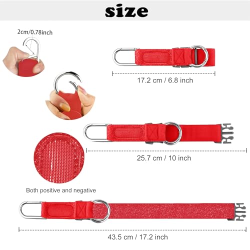 Elastic Jacket Gripper Travel Strap with D-Ring Hooks and Buckle, Suitcase Straps Belts Travel Accessories, Makes Your Hands Free - color: Red