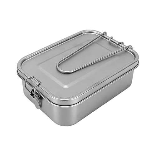 Food Storage Containers 1200ml Pure Ti Leakproof Lightweight with Handle