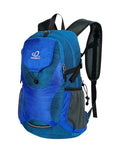 WATERFLY Lightweight Packable Hiking Backpack, 30L Day Pack | Foldable, Water Resistant Travel Daypack with Multiple Pockets, Wet Pocket, Ultralight Day Pack for Woman Man, Everyday Carry - color: Deep Blue