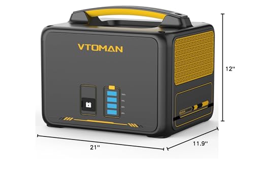 VTOMAN Jump600X 600W Portable Power Station with 640Wh Extra Battery Kit - style: Jump 600X+Extra Battery