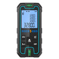 Laser Measuring Tool, RockSeed Portable Laser Measure, Digital Distance Measurement with 2 Bubble Levels, Laser Tape Measure with 5 Units Conversion - size: X-Large