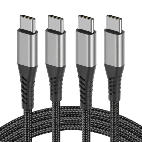 USB C to USB C Cable 3FT, 2 Pack 60W/3A USB C to C Fast Charging Cord | USBC to USBC Cable 3FT for iPhone 17 16 15 Pro Max, MacBook , Samsung Galaxy S25 S24 S23 Ultra, Type C to Type C Cable - size: 3 Feet, style: USB C to USB C
