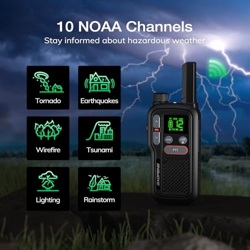 BAOFENG GT-18 Walkie Talkies for Kids Adults Ages 3-12 License Free, 3 Pack - color: Dark Black