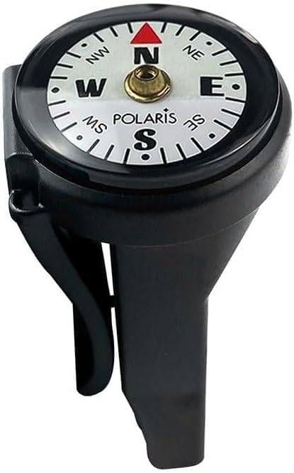 POLARIS Waterproof Micro Compass Series/Watchband or EDC or with mini Whistle or with Whistle - style: micro Compass with Whistle