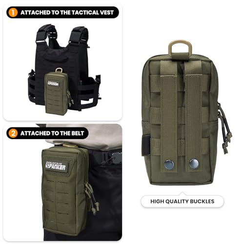EXCELLENT ELITE SPANKER Tactical MOLLE Pouch EDC Utility Pouches - color: Ranger Green