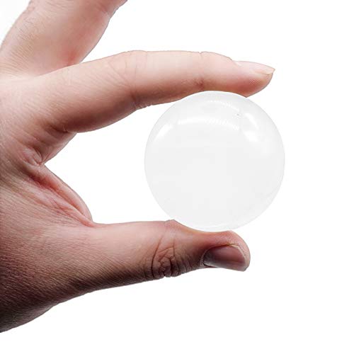 Sanung 8X Dome Magnifying Glass High Definition Round High Transparent Acrylic Optical Magnifier Reading Aid Paperweight Half Ball Lens Magnifier for Reading Books Map Newspapers - size: Compact