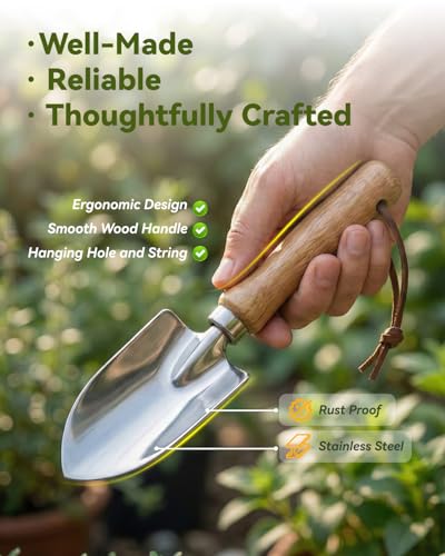 19-Piece Small Gardening Tools Set, Indoor Plant Tools for Houseplant | Mini Garden Tools, House Plant Tools Set, Indoor Gardening Tools For Succulent, Repotting Tools, Gardening Gifts for Women