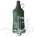 J.CARP 250ml Soft Flask Running Water Bottles, TPU Foldable Running Hydration Flask for Hydration Pack Cycling Hiking Climbing Outdoors Motorbike Green - color: Green, 250ml