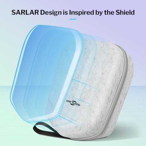 sarlar Carrying Case for Viture Luma Pro/Ultra AR/XR Glasses Accessories, Odorless Felt Hard Shell Case for Original Eyewear Case, Portable Travel Case for AR Video Eyewear