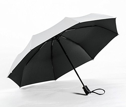 UPF 50+ UV Protection Travel Umbrella Ultra Light Weight - color: Black
