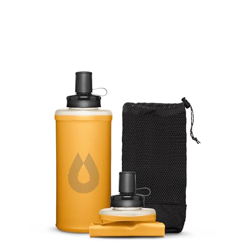 HydraPak PackFlask Harness Mounted Water Bottle (500ml or 750ml) - color: Golden Yellow, size: 17 Ounces
