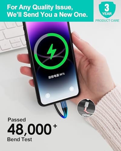 Short USB C Cable 6 Inch, Soft Silicone 3A Fast Charging Type-C Cable - color: Variety Pack, size: 0.5 Ft.
