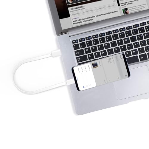 6 inch Flat USB A to USB C Cable, Short Fast Charging Cord 10-Pack, White - color: White, size: 0.5 Feet