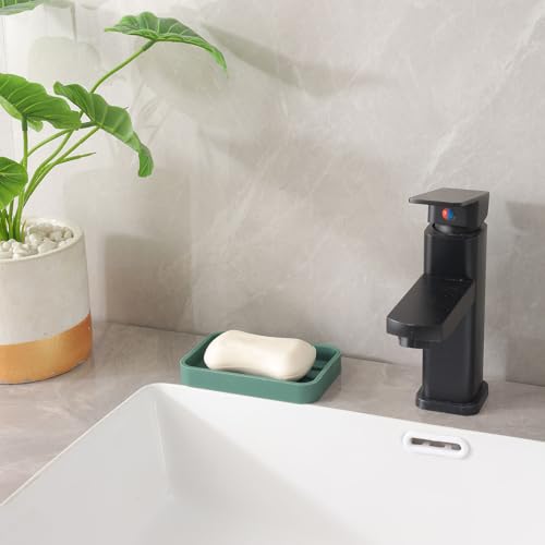 MicoYang Silicone Kitchen Sink Organizer Tray for Multiple Usage,Easy Clean Sponges Holder for Kitchen Bathroom Counter or Sink,Dish Soap Dispenser,Scrubber,Bottle,Cup Green 4.9”x 3.2” - color: Green, size: 4.9" x 3.2" x 0.7"
